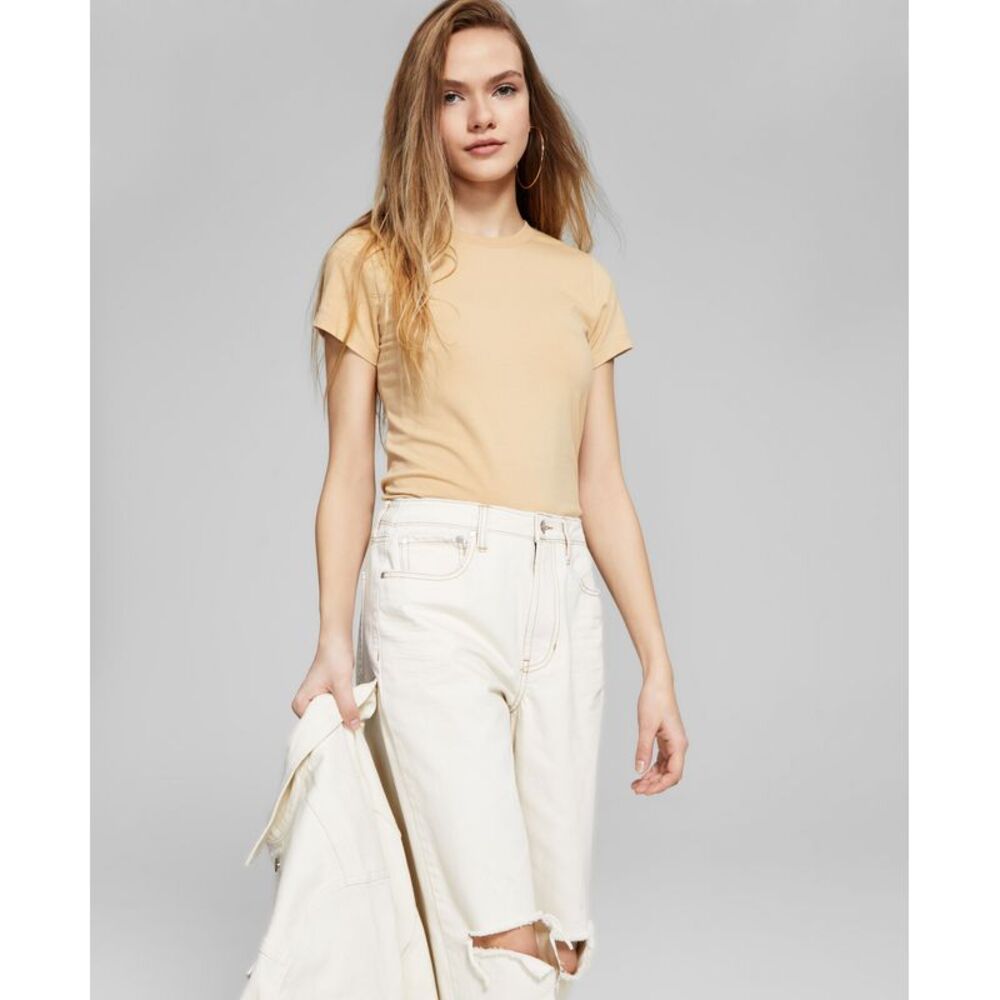 And Now This Now This Womens Slim Fit T-Shirt